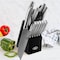 Oster Edgefield 14 Piece Stainless Steel Cutlery Knife Set with Black Knife Block 111913.14 - alternate 9