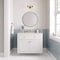 James Martin Vanities Chicago 36" Single Vanity, Glossy White, w/ 3 CM Siberian Silestone Top 503-V36-GW-3SFR - alternate 7