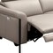 Homeroots 96" Light Gray Leather Reclining Wood USB Sofa 719568 - alternate 3