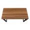 Homeroots Adjustable Brown and Black Wood and Metal Sled Computer Desk 490014 - alternate 10