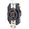 Leviton 20 Amp, 125/250 Volt, Flush Mount Locking Receptacle, Industrial Grade 2410 - alternate 1