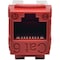 Eaton Tripp Lite Series Cat6/Cat5e 110 Style Punch Down Keystone Jack - Red, TAA N238-001-RD - alternate 2