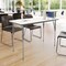 Flash Furniture Wren 48 in x 24 in Adjustable Height Activity Table, Thermal Laminate Top, Standard Legs, White XU-A2448-REC-WHT-T-A-GG - alternate 10