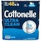 Cottonelle Ultra Clean Toilet Paper, 1 Ply, White, Paper, 4PK 55489 - alternate 2