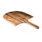 Picnic Time Family Of Brands NCAA TCU Horned Frogs Acacia Wood Pizza Peel - Serving Pizza Paddle 891-00-512-843-0 - alternate 2