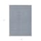 Homeroots 8' X 10' Blue And Ivory Chevron Washable Indoor Outdoor Area Rug 596258 - alternate 9
