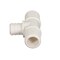 Everflow 3/4'' x 3/4'' x 1/2'' PEX Barb Reducing Tee Pipe Fitting; Plastic Poly Alloy PK PPRT1134-10 - alternate 5