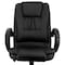 Elama High Back Adjustable Faux Leather Office Chair in Black ELM-F-012 - alternate 5