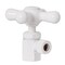 Westbrass Supply Kit, 1/2" IPS x 3/8" OD x 12" Corrugated in powder coating White D103K12X-50 - alternate 7