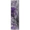 Homeroots 8' Runner Gray and Purple Abstract Washable Non Skid Indoor Outdoor Runner Rug 559470 - alternate 8