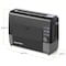 West Bend QuikServe 2-Slice Toaster with Extra Wide Slots, in Black 77224 - alternate 10