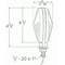 Grote Lighting Thin-Line Double-Face Stop Tail Turn Light, Amber, 12V, 2.1A, Round, Acrylic Lens,  55223 - alternate 4