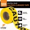 Xpose Safety Caution Tape, PVC, Caution/Cuidado, High Visibility Yellow, 3 in W., 1000 ft L., Half Pallet, PK480 PCCT-HP480-X - alternate 5