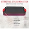 Bakkenmaster Medium Nonstick Cookie Sheet, Carbon Steel w/ Gray Coating, Red Silicone Handles, Oven Safe BKSINMED - alternate 5