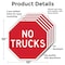 Signmission No Trucks, 10 inch X 10 inch, Aluminum Metal Signs, 5PK OC-A-5Pack-10-267 - alternate 6