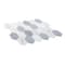 Andova Tiles Astor 2-in. x 4-in. Elongated Hexagon Glass Wall & Floor Mosaic Tile (0.99 Square Feet Per Box) Andova Tiles - alternate 6