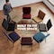 Flash Furniture Dark Gray Fabric Church Chair, PK4 4-FD-CH0221-4-SV-DKGY-BAS-GG - alternate 8