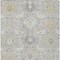 Homeroots 8' X 10' Gray Ivory And Gold Damask Washable Indoor Outdoor Area Rug 599421 - alternate 8
