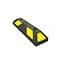 Traffic Kontrol Parking Curb Block 20inIN Long - Wheel Stop - Yellow/Black Striped - 1PC TK-PS-20-BKYW - alternate 1