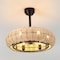 Jonathan Y Cassidy 23" 6-Light Modern Bohemian 6-Speed Metal/Rattan Mobile-App/Remote-Controlled Height-Adjusta JYL9728B - alternate 9