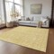 Homeroots 5' X 8' Gold And Ivory Floral Washable Indoor Outdoor Area Rug 581865 - alternate 8