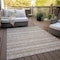 Homeroots 8' X 10' Brown And Beige Southwestern Washable Indoor Outdoor Area Rug 587515 - alternate 8