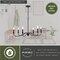 Vaxcel Annabelle 6 Light Matte Black Farmhouse Chandelier Candelabra H0298 - alternate 9