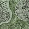 Homeroots 8' X 10' Olive Green Charcoal And Gray Floral Medallion Washable Indoor Outdoor Area Rug 603188 - alternate 8