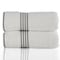 Lavish Home Bath Towels 2PC 100% Cotton Towel Set Extra Large Quick Drying Bath Towels Absorbent Bath Sheets 67-0022-WSBS - alternate 8