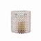 Homeroots 8" Clear And Silver Bejeweled Crystal Wall Sconce Candle Holder 628120 - alternate 5