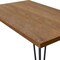 Homeroots 63" Brown and Black Wood And Metal Dining Table 555199 - alternate 6