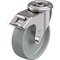 Blickle SS, Kingpin Swivel Caster, Nylon, 5", Brake LEXR-POG 125G-FI - alternate 1