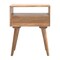 Homeroots 23" Beige Solid Wood One Drawer Nightstand 651518 - alternate 16