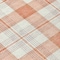 Homeroots 8' Coral And Beige Round Plaid Washable Indoor Outdoor Area Rug 601322 - alternate 9