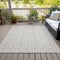 Homeroots 8' X 10' Beige And Ivory Ogee Washable Indoor Outdoor Area Rug 601527 - alternate 8