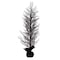 Celebrations Halloween Orange/Purple 100 ct 5 ft. LED Prelit Twiggy Halloween Tree Halloween Decor 16-07004A - alternate 1