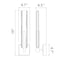 Cwi Lighting Curva Integrated LED 19in Brass Wall Light with Handcrafted Glass 1725W19-1-624 - alternate 8