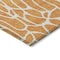 Homeroots 3' X 5' Orange And Ivory Geometric Washable Indoor Outdoor Area Rug 599298 - alternate 9
