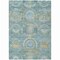 Homeroots 10' X 14' Blue And Gold Medallion Washable Indoor Outdoor Area Rug 616567 - alternate 9