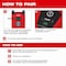 Milwaukee Tool Remote, 2 3/4 in L 0952-20 - alternate 5