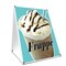 Signmission Frappe, 36 Inch x 24 Inch A-frame Yard Sign, Plastic Sign SBC-2436-Frappe - alternate 1