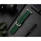 Elegani Waffle Rubber Watch Replacement Band Compatible with Apple Watch 38mm, Dark Green WFRBQR-DGRN-38mm - alternate 3