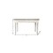 Homeroots 48" Natural and White Solid Wood Distressed Console Table 488795 - alternate 4
