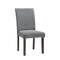 Homeroots Set of Two Gray Upholstered Fabric Dining Side Chairs 642282 - alternate 6