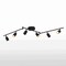 Vidalite Shura Black 6-Light Swivel Track Light with Rotatable Heads, Integrated LED, 3000k, 3000 Lumen CE1009225 - alternate 1