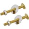 Prosource Bolt Set, Brass, For Use to Attach Toilet to Flange 7040-3L - alternate 1