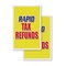 Signmission Rapid Tax Refunds, A-Frame & 2 Decals Installed, Heavy-Duty Plastic Frame SBHD-D-2436-Rapid Tax Refunds - alternate 5