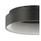 Jonathan Y Ring 17.7 in. Integrated LED Metal Flush Mount Ceiling Light, Black JYL7206B - alternate 9