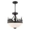 Vaxcel Acadia 6-Light Rustic Wildlife Chandelier, Bronze, LED Night Light, Forest Motif, 23.5-In. P0474 - alternate 1