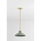 Hudson Valley Lighting Pottersville 12.5 in. Pendant Aged Brass/Ceramic Moss Crackle 1914-AGB/CMC - alternate 7